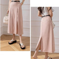 High Waist A-line Long Skirts Office Ladies Elegant Suit Skirt NewSPECIFICATIONSBrand Name: YUAZHOQIMaterial: POLYESTERStyle: CasualElasticity: Non StrechOrigin: Mainland ChinaCN: GuangdongSeason: Spring/SummerFabric Type: BroadcloDMEwomenstorenull