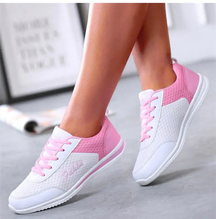 Breathable Women's Sneakers Fashion New Soft Trainers Sneakers WomenSPECIFICATIONSBrand Name: HAJINKDepartment Name: ADULTUpper Material: Mesh (Air mesh)Origin: Mainland ChinaOutsole Material: RUBBERHeel Height: Flat (≤1cm)Hign-conceDMEwomenstorenull