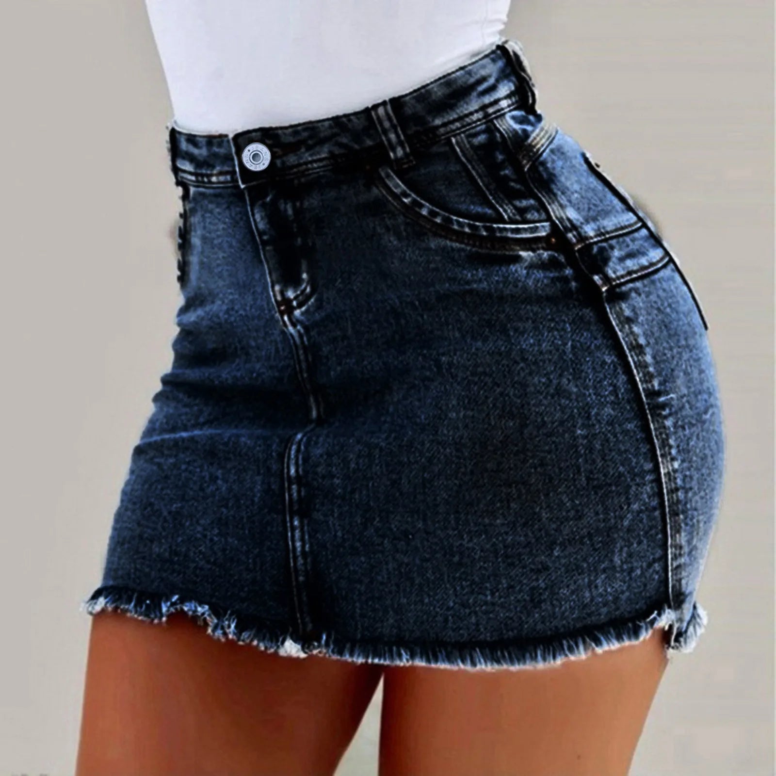 Mini Skirt Women's Wash Mini Female Short Skirts Summer Women's Sexy DSPECIFICATIONSBrand Name: NoEnName_NullMaterial: POLYESTERStyle: CasualElasticity: High StrecthOrigin: Mainland ChinaSeason: All seasonFabric Type: BroadclothWaistliDMEwomenstorenull