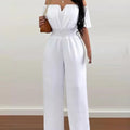 Fashion Printed Wide Leg Jumpsuit Women Sexy Slash Neck Off-shoulder HSPECIFICATIONSBrand Name: FUXIONGFUStyle: CasualAge: JUNIOROrigin: Mainland ChinaCN: GuangdongSeason: SummerMaterial: POLYESTERDecoration: noneFabric Type: POLYESTERDMEwomenstorenull