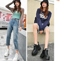 Sneakers- Shoes Comfortable Female Fashion High Heel Woman Sneakers