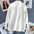 Blazer Elegant Women's Long Sleeve Chic Style fashionable style