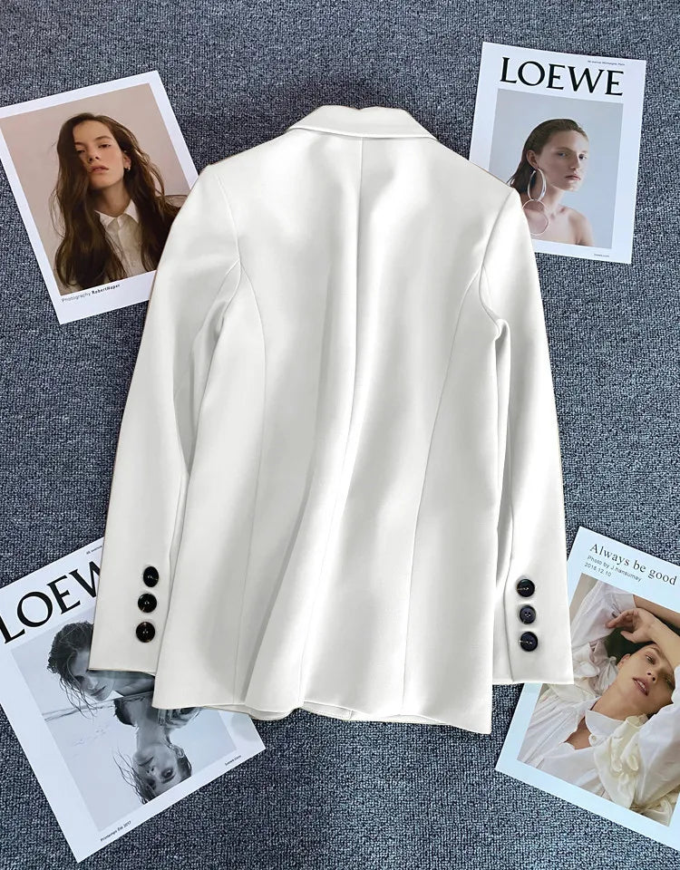 Blazer Elegant Women's Long Sleeve Chic Style fashionable style