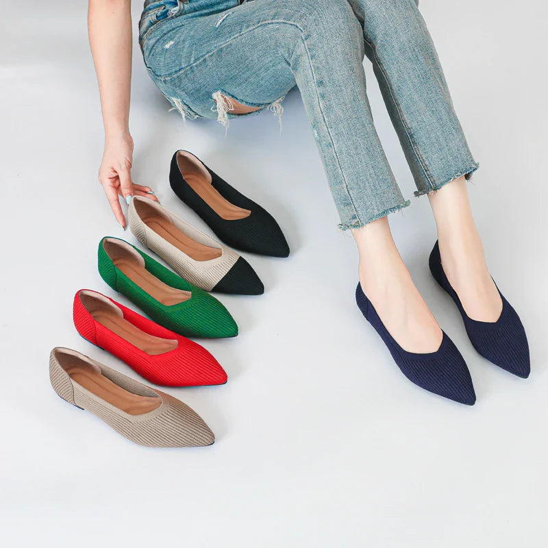 Women's solid color flat shoes casual fashion breathable non slip rubbSPECIFICATIONSBrand Name: SP CHIZHENWhether with metal toe cap: NoFlats Type: Boat shoesUpper Material: Cotton FabricDepartment Name: ADULTToe Shape: Pointed toeOutsDMEwomenstorenull