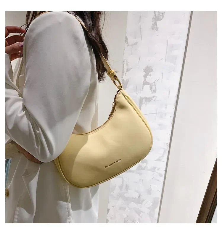 Underarm Bag for Women's Summer New Trendy and High end Crossbody Bag SPECIFICATIONSBrand Name: NoEnName_NullHign-concerned Chemical: NoneHandbags Type: Shoulder BagsMain Material: PULining Material: POLYESTERShape: BaguettePlace Of OrDMEwomenstorenull