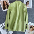 Blazer Elegant Women's Long Sleeve Chic Style fashionable style