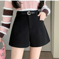 Duomofu Stylish Women's Casual Solid High Waist Wide Leg Shorts with PSPECIFICATIONSBrand Name: DUOMOFUDecoration: PocketsDecoration: sashesFabric Type: BroadclothPant Style: regularPattern Type: SolidFit Type: LOOSEStyle: CasualMateriDMEwomenstorenull