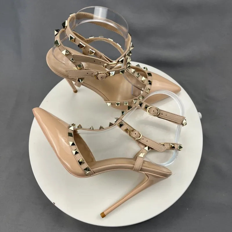 Women Sandals New High Heels Sexy Party Wedding Pointed Toe Pumps AnklSPECIFICATIONSBrand Name: NoEnName_NullUpper coverage: Not above ankleDepartment Name: ADULTOrigin: Mainland ChinaUpper Material: MicrofiberToe Shape: Pointed toeOutDMEwomenstorenull