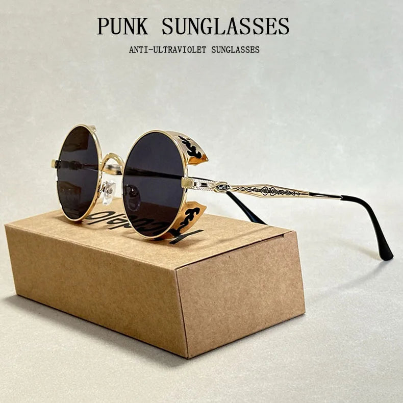 Sunglasses For Men Vintage Designer Fashion Glasses Punk SunglassesSPECIFICATIONSDepartment Name: ADULTFunction: Anti-UV SunglassesUV protection rating: UV400 SunglassesProduction Year: The New Sunglassespopular elements: fashion SuDMEwomenstorenull