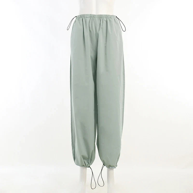 Pants Low Waist Sweat pant Streetwear Vintage Baggy Wide Leg Trousers SPECIFICATIONSBrand Name: CDJLFHStyle: CasualAge: MIDDLE AGEOrigin: Mainland ChinaCN: GuangdongSeason: Spring/SummerWaist Type: lowDecoration: noneElasticity: High SDMEwomenstorenull