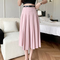 High Waist Midi Pleated Skirts Women's Fashion A-line Casual Suit SkirSPECIFICATIONSBrand Name: YUAZHOQIMaterial: POLYESTERStyle: CasualElasticity: Non StrechOrigin: Mainland ChinaCN: GuangdongSeason: Spring/SummerFabric Type: BroadcloDMEwomenstorenull