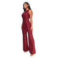 Sleeveless Sequined Jumpsuit Round Neck Slim Fit High Waist Sexy SprinSPECIFICATIONSBrand Name: mandylandyStyle: StreetwearAge: MIDDLE AGEOrigin: Mainland ChinaCN: GuangdongSeason: SummerMaterial: POLYESTERDecoration: SequinedFabric TyDMEwomenstorenull