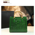 Women's Bag Crocodile Pattern Handbag Portable Tote Bag Mom Tide ShoulSPECIFICATIONSBrand Name: BJYLOrigin: Mainland ChinaCN: GuangdongLining Material: COTTONMain Material: Genuine leatherPlace Of Origin: GUANG DONG ProvincePlace Of OrDMEwomenstorenull