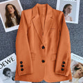 Blazer Elegant Women's Long Sleeve Chic Style fashionable style