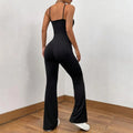 Jumpsuit Backless Sleeveless with Square Neck Flared Hem Women's SummeSPECIFICATIONSBrand Name: SANWOODStyle: Young StyleAge: MIDDLE AGECraft of Weaving: OtherOrigin: Mainland ChinaCN: GuangdongSeason: Autumn/WinterMaterial: POLYESTERDDMEwomenstorenull