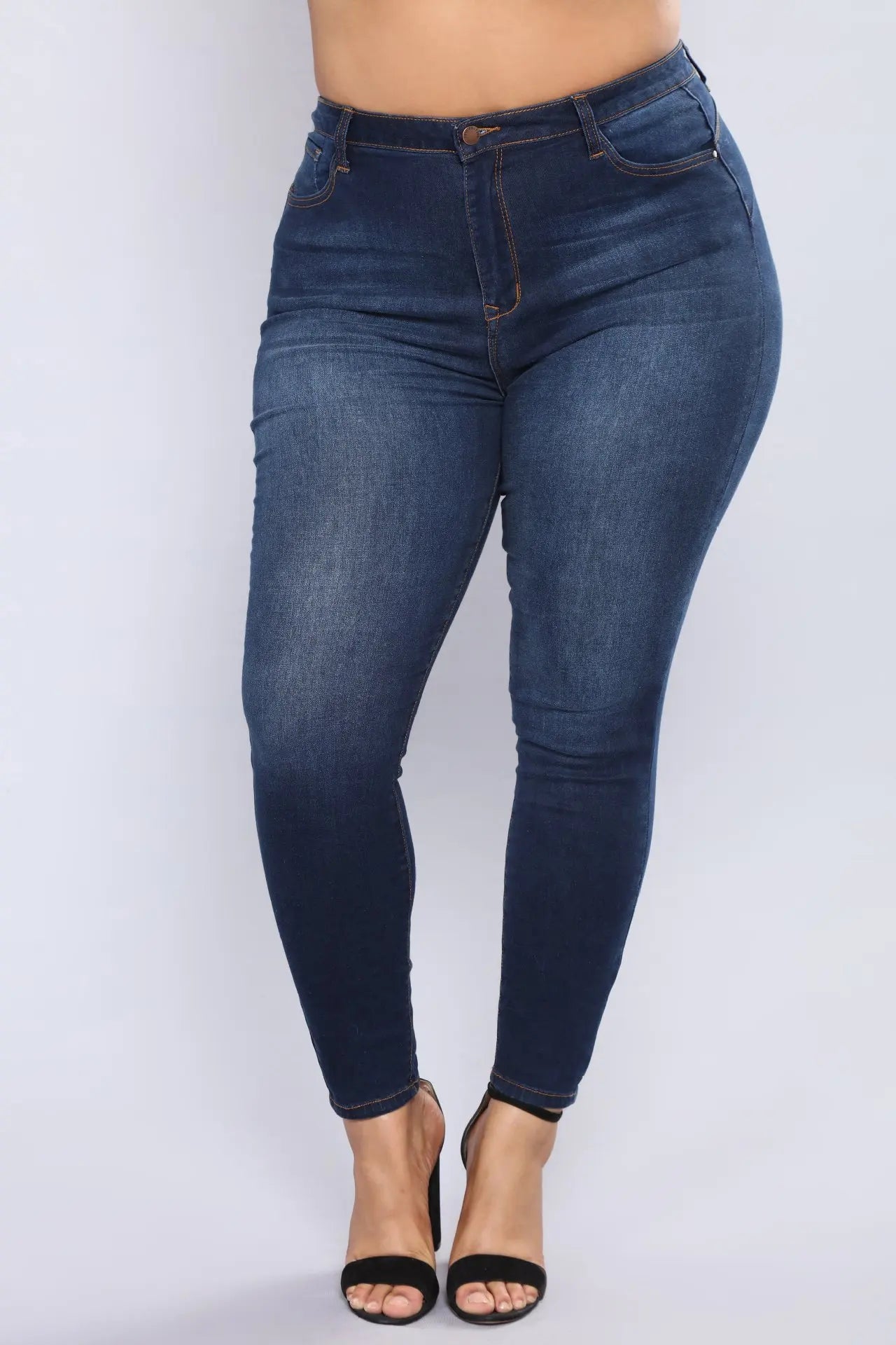 Women's plus size high waist jeans casual Skinny denim fat mom jeansSPECIFICATIONSBrand Name: NoEnName_NullModel Number: 607Style: CasualWash: Bleach WashMaterial: COTTONPlace Of Origin: China (mainland)Decoration: ButtonDecoration: DMEwomenstorenull