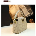 Fashion Genuine Leather Women's Handbags Female Small Shoulder CrossboSPECIFICATIONSBrand Name: BJYLOrigin: Mainland ChinaCN: GuangdongLining Material: AcrylicMain Material: Genuine leatherPlace Of Origin: GUANG DONG ProvincePlace Of ODMEwomenstorenull