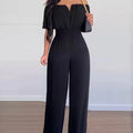 Fashion Printed Wide Leg Jumpsuit Women Sexy Slash Neck Off-shoulder HSPECIFICATIONSBrand Name: FUXIONGFUStyle: CasualAge: JUNIOROrigin: Mainland ChinaCN: GuangdongSeason: SummerMaterial: POLYESTERDecoration: noneFabric Type: POLYESTERDMEwomenstorenull