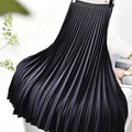 Elegant Chic Solid Pleated Skirt High Waist Luxury Fashion With ElastiSPECIFICATIONSBrand Name: soliatenMaterial: POLYESTERStyle: basicsElasticity: Non StrechOrigin: Mainland ChinaCN: ZhejiangSeason: Autumn/WinterFabric Type: BroadclotDMEwomenstorenull