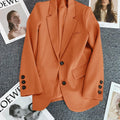 Blazer Elegant Women's Long Sleeve Chic Style fashionable style