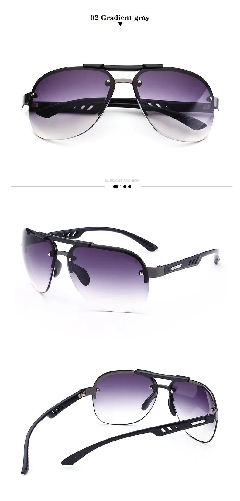 Shades - Luxury Oversized Pilot Sunglasses for Women protection