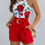 2 Piece Sets Women Outfit Women Two-piece Set, Sleeveless Floral Vest SPECIFICATIONSAge: JUNIORBrand Name: FUXIONGFUCN: Guangdong,GuangdongCuello: Cuello redondoDecoration: NoneEdad: MIDDLE AGEElasticity: Slight StrechEstilo: Calle mayDMEwomenstorenull