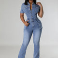 Jeans Jumpsuit Sexy Women Turn Down Collar Elegant Denim Casual RomperSPECIFICATIONSBrand Name: OKAYOASISStyle: High StreetAge: MIDDLE AGEOrigin: Mainland ChinaCN: GuangdongSeason: All seasonMaterial: COTTONMaterial: SPANDEXDecoration:DMEwomenstorenull