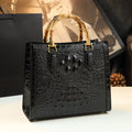 Women's Bag Crocodile Pattern Handbag Portable Tote Bag Mom Tide ShoulSPECIFICATIONSBrand Name: BJYLOrigin: Mainland ChinaCN: GuangdongLining Material: COTTONMain Material: Genuine leatherPlace Of Origin: GUANG DONG ProvincePlace Of OrDMEwomenstorenull