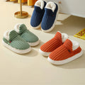 Shoes- Fur Shoes For Women Fashion Indoor Fur Slipper With Padded