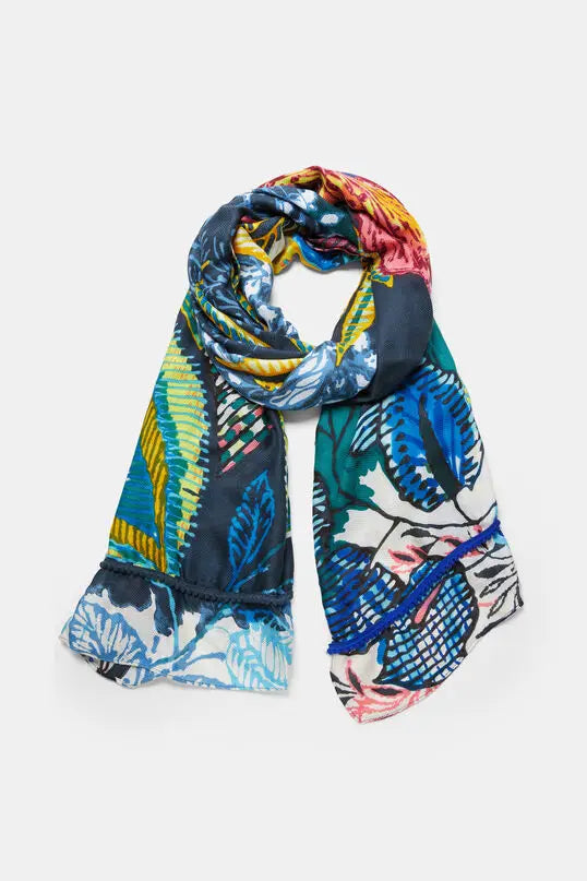 original single Spanish new trend colorful leisure gift shawl scarfSPECIFICATIONSBrand Name: NoEnName_NullCraft of Weaving: Non-wovenOrigin: ES(Origin)Gender: WOMENDepartment Name: ADULTHign-concerned Chemical: NoneMaterial: POLYESTDMEwomenstorenull