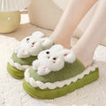 Slippers- Women's Warm Cotton House Slippers Female Indoor Plus Fur