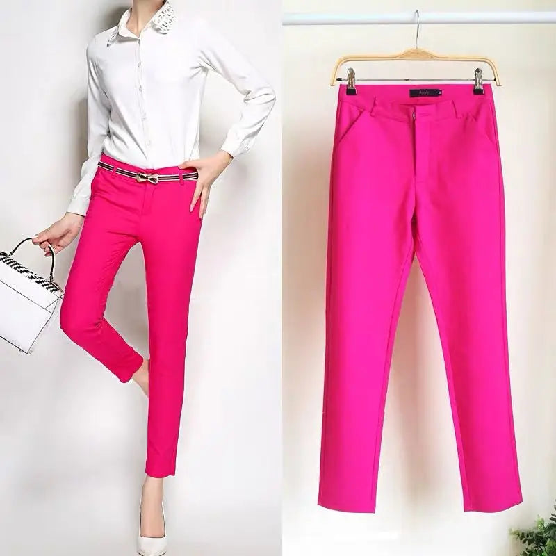 Fashion Ankle Length Suit Pants Office Lady Pencil Spring High Waist WSPECIFICATIONSBrand Name: PPLMHUStyle: Office LadyAge: MIDDLE AGEOrigin: Mainland ChinaCN: HunanSeason: Spring/SummerWaist Type: highDecoration: ButtonDecoration: PoDMEwomenstorenull