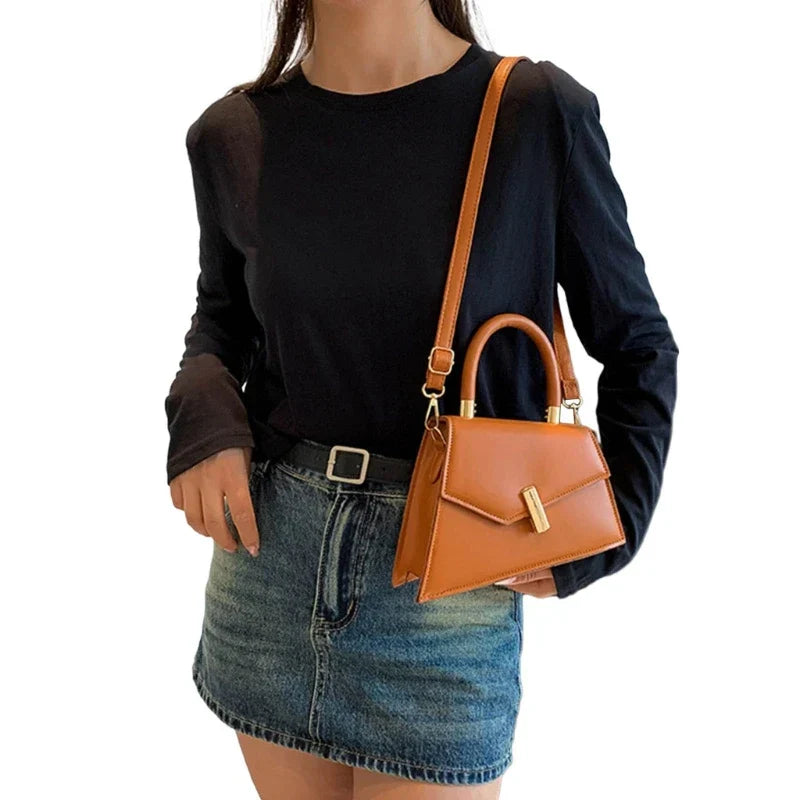 Handbag- Bag Trendy Closure Shoulder Bag with Ample Storage Minimalists