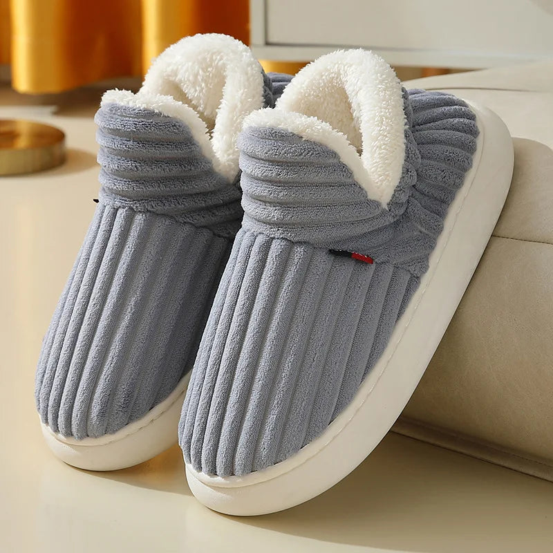 Shoes- Fur Shoes For Women Fashion Indoor Fur Slipper With Padded