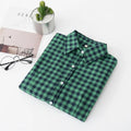 Women Plaid Shirt New Casual Flannel Cotton Lady Long Sleeve Shirt FemSPECIFICATIONSBrand Name: YEOINFabric Type: Polyester CottonHign-concerned Chemical: NonePattern Type: PlaidFit Type: SlimStyle: CasualAge: JUNIORCraft of Weaving: TDMEwomenstorenull