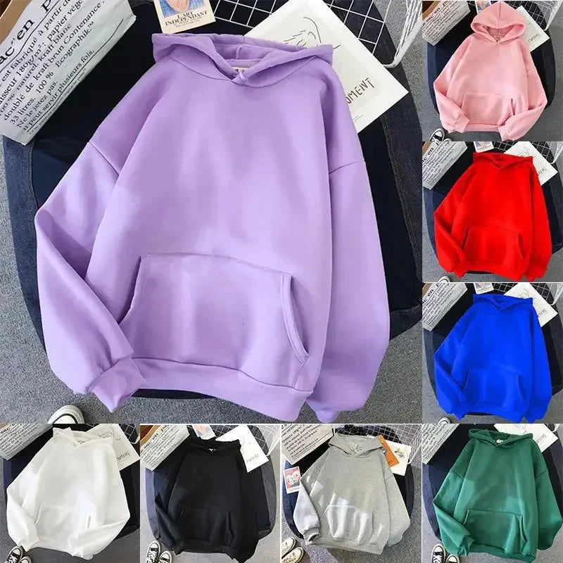 Casual Women's Solid Hoodie Comfortable Strecth Sweatshirts Loose PockSPECIFICATIONSBrand Name: NoEnName_NullOrigin: Mainland ChinaCN: GuangdongSeason: Autumn/WinterDecoration: Lace-upAge: 18-24Material: POLYESTERThickness: ThickElastiDMEwomenstorenull