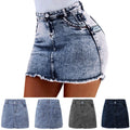 Mini Skirt Women's Wash Mini Female Short Skirts Summer Women's Sexy DSPECIFICATIONSBrand Name: NoEnName_NullMaterial: POLYESTERStyle: CasualElasticity: High StrecthOrigin: Mainland ChinaSeason: All seasonFabric Type: BroadclothWaistliDMEwomenstorenull