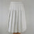 Skirts- Pleated Long Skirt Fashion Clothing Black White for Women