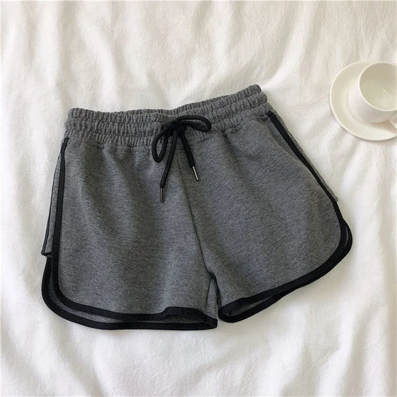 High-Waisted Elastic Loose Sports And Casual Running Shorts For WomenSPECIFICATIONSBrand Name: NoEnName_NullDecoration: noneFabric Type: blendedHign-concerned Chemical: NonePant Style: regularPattern Type: SolidFit Type: LOOSEStyle: CDMEwomenstorenull