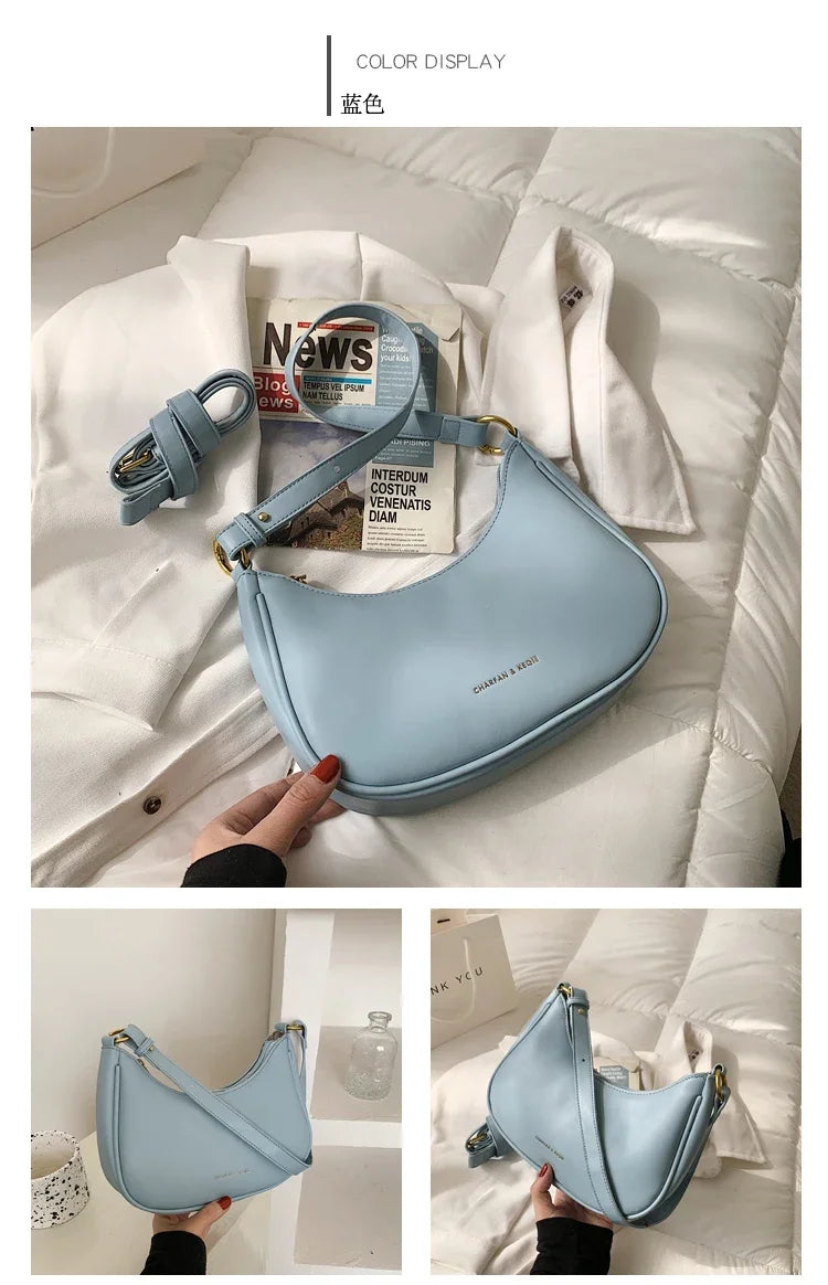 Underarm Bag for Women's Summer New Trendy and High end Crossbody Bag SPECIFICATIONSBrand Name: NoEnName_NullHign-concerned Chemical: NoneHandbags Type: Shoulder BagsMain Material: PULining Material: POLYESTERShape: BaguettePlace Of OrDMEwomenstorenull