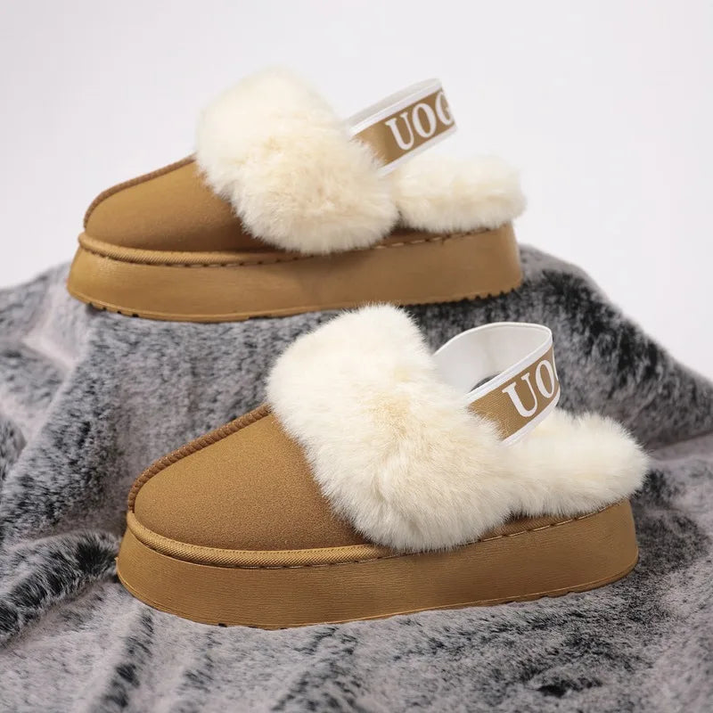 New Leather Women Fashion Winter Indoor Solid Color Suede Slippers LadSPECIFICATIONSBrand Name: QRLQHYBoot Type: Snow BootsShaft Material: Cotton FabricOutsole Material: RUBBERUpper Material: Cotton FabricHign-concerned Chemical: NoneODMEwomenstorenull