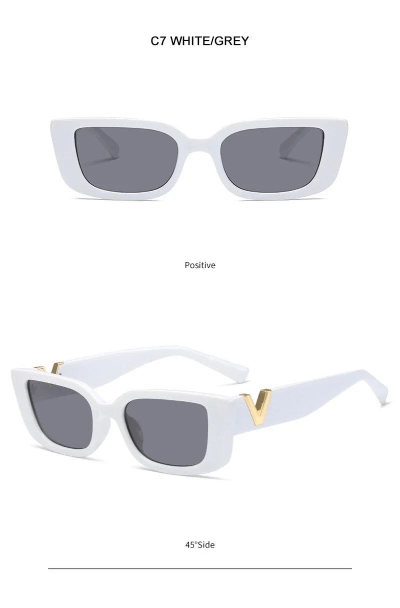 Fashion Cat Eye Sunglasses Luxury V Sun Glasses For Ladies ClassicSPECIFICATIONSBrand Name: FSOrigin: Mainland ChinaApplicable Scenarios: casualGender: WOMENStyle type: rectangleModel Number: 78055Item Type: EYEWEARProduct Type: FaDMEwomenstorenull