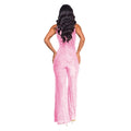 Sleeveless Sequined Jumpsuit Round Neck Slim Fit High Waist Sexy SprinSPECIFICATIONSBrand Name: mandylandyStyle: StreetwearAge: MIDDLE AGEOrigin: Mainland ChinaCN: GuangdongSeason: SummerMaterial: POLYESTERDecoration: SequinedFabric TyDMEwomenstorenull