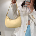 Underarm Bag for Women's Summer New Trendy and High end Crossbody Bag SPECIFICATIONSBrand Name: NoEnName_NullHign-concerned Chemical: NoneHandbags Type: Shoulder BagsMain Material: PULining Material: POLYESTERShape: BaguettePlace Of OrDMEwomenstorenull