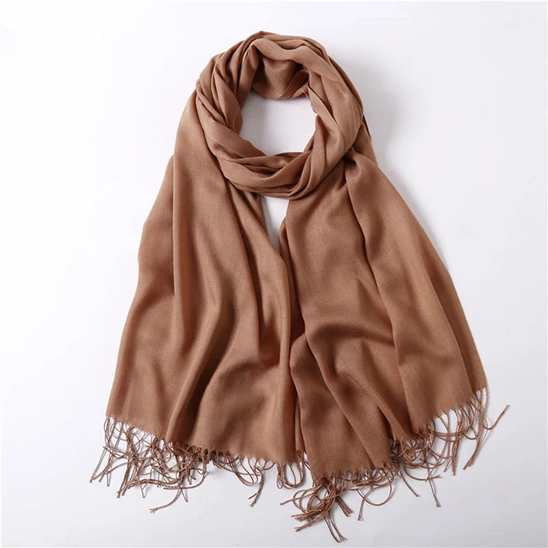 Scarf Winter Hijabs Tassels Long Lady Shawls Cashmere Scarves WrapsSPECIFICATIONSBrand Name: NoEnName_NullCraft of Weaving: TATOrigin: Mainland ChinaCN: GuangdongGender: WOMENDepartment Name: ADULTHign-concerned Chemical: NoneMateriDMEwomenstorenull