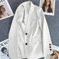 Blazer Elegant Women's Long Sleeve Chic Style fashionable style