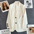 Blazer Elegant Women's Long Sleeve Chic Style fashionable style