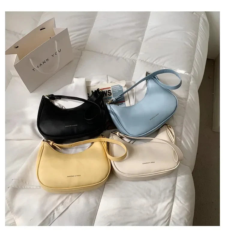 Underarm Bag for Women's Summer New Trendy and High end Crossbody Bag SPECIFICATIONSBrand Name: NoEnName_NullHign-concerned Chemical: NoneHandbags Type: Shoulder BagsMain Material: PULining Material: POLYESTERShape: BaguettePlace Of OrDMEwomenstorenull