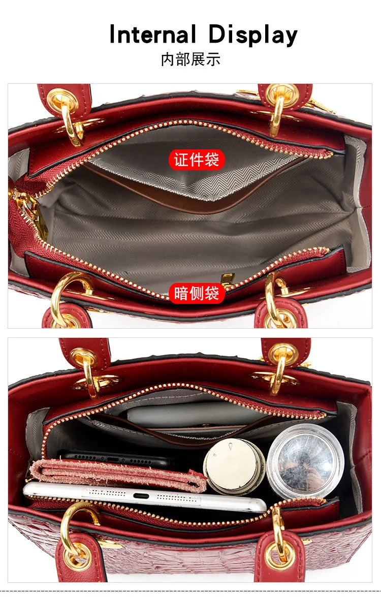 High Quality Luxury Brand Designer Leather Handbags Shoulder Bag For WSPECIFICATIONSBrand Name: luyoHign-concerned Chemical: NoneHandbags Type: Shoulder BagsTypes of bags: Shoulder &amp; Crossbody BagsMain Material: PULining Material: DMEwomenstorenull