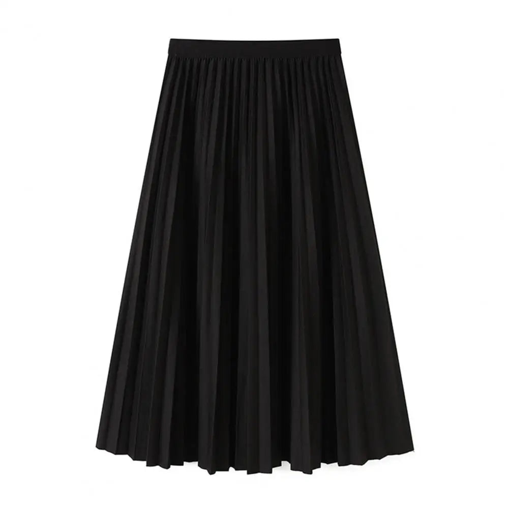 High Waist A-line Skirt Solid Color Loose-fitting Skirt Elegant Women'SPECIFICATIONSBrand Name: NoEnName_NullMaterial: POLYESTERStyle: CasualElasticity: Non StrechOrigin: Mainland ChinaSeason: Autumn/WinterFabric Type: blendedWaistlineDMEwomenstorenull